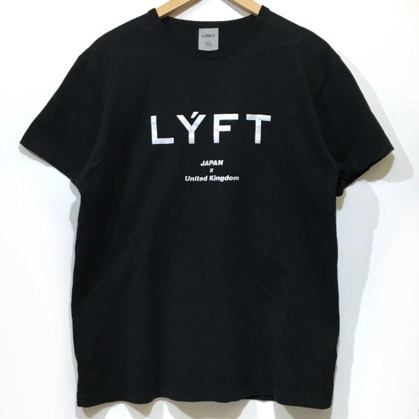 LYFT リフト ロゴ Tシャツ ブラック XLサイズ 半袖 トップス コットン