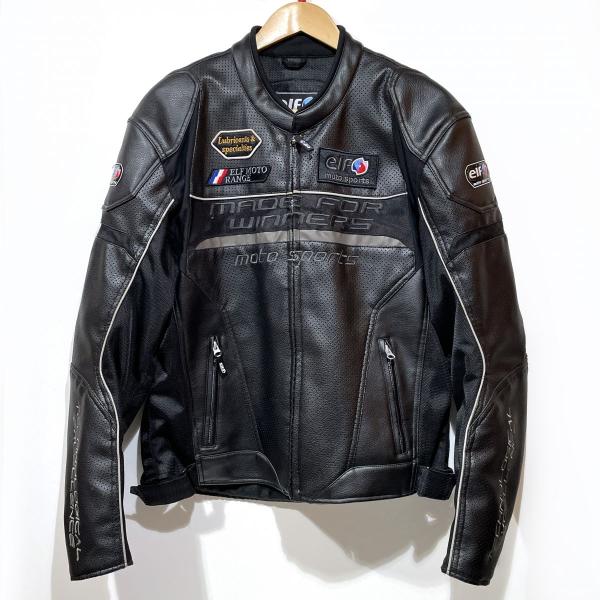 elf エルフ ライダースジャケット バイクジャケット アウター LLサイズ