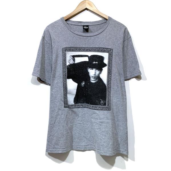茶*ラ様 【美品】stussy ステューシー　グレー　old tシャツXL シャ ステューシー Stussy Tシャツ 半袖 グレー サイズL メンズ ※中古美品