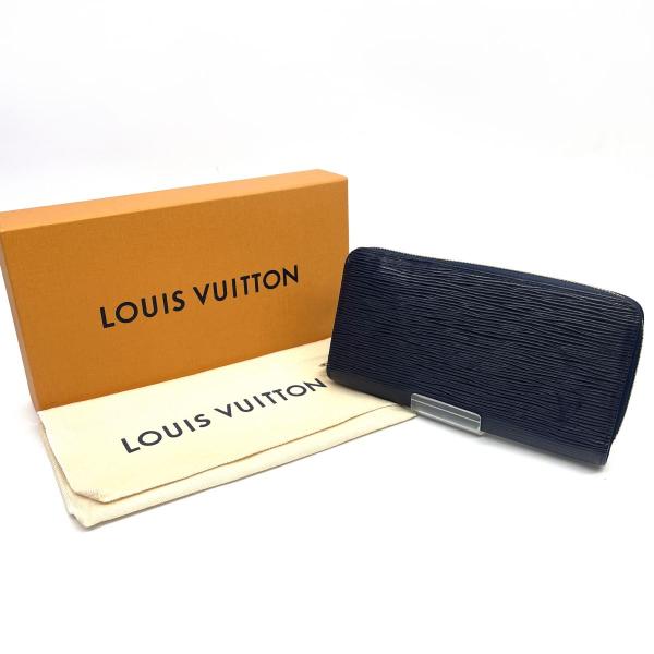 LOUIS VUITTON ルイ・ヴィトン ジッピーウォレット エピ ネイビー