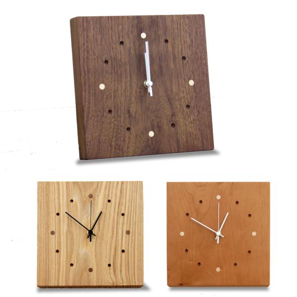 時計 木の時計 木製時計 掛け時計 置き時計 クック クロック リビング