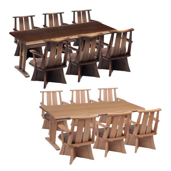 ハイタイプこたつ ダイニングこたつ 7点セット テーブル 日向III180 ×1