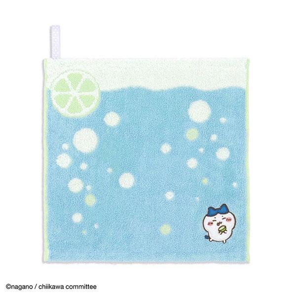 ちいかわ「タオルハンカチ(すっぱ ブルー・ハチワレ)」
