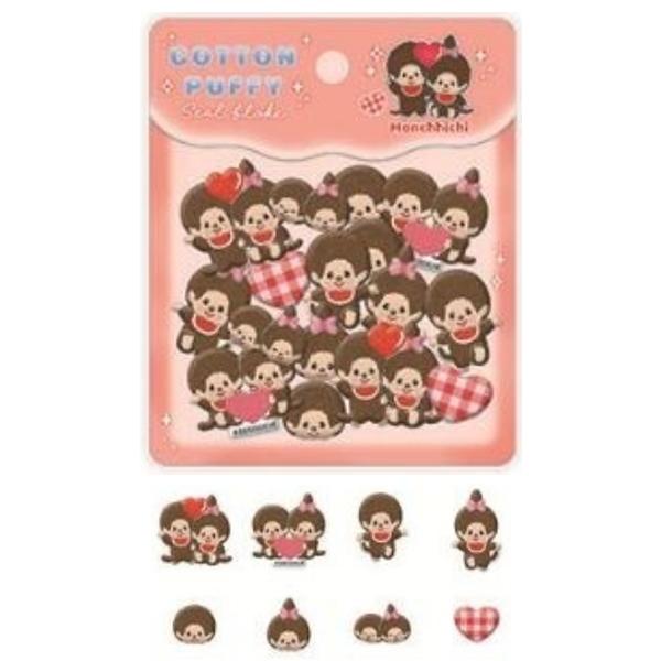 7月販売予定】モンチッチ「コットンパフィーシールフレーク (ノーマル