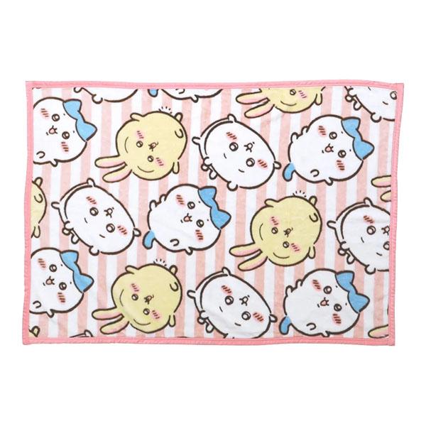 ちいかわ「ジュニア毛布(アニメちいかわストライプ)」