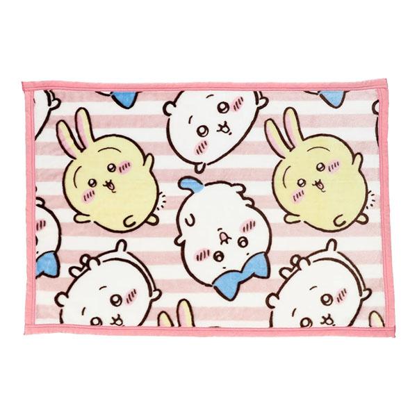 ちいかわ「ひざ掛け(アニメちいかわストライプ)」