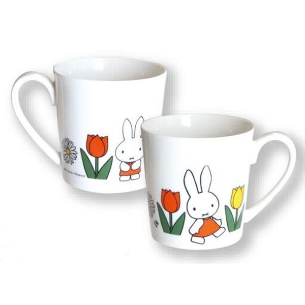 Miffy（ミッフィー） ミッフィー「レトロフラワー／たっぷりマグ
