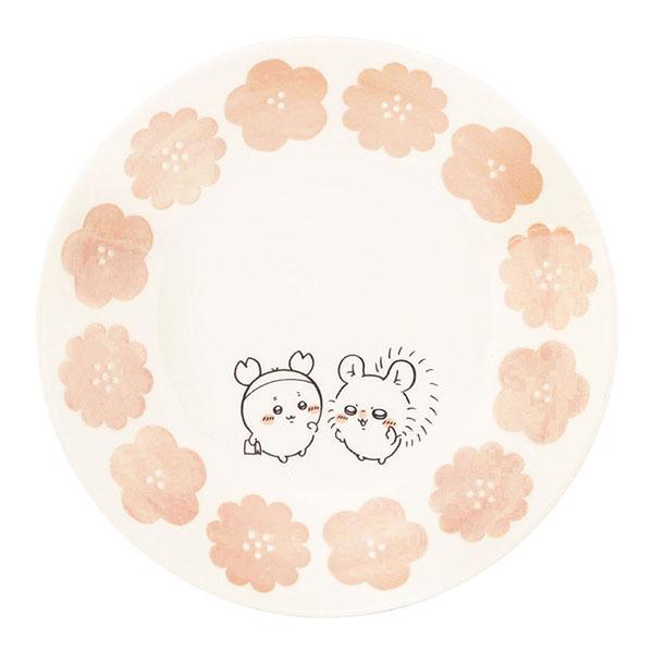 【海外販売NG】ちいかわ「ハッピーブロッサム／22パスタプレート(ピンク)」