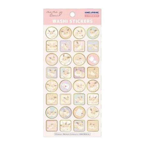 ポケットモンスター「WASHI STICKERS シール(イーブイ／フレーム)」