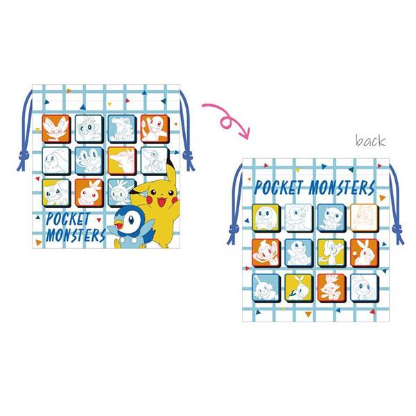 Pokemon（ポケモン） ポケットモンスター「マチ付き巾着(ブロック