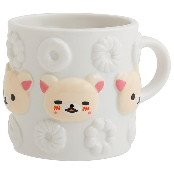 リラックマ コリラックマ ミスタードーナツ ミスド ミニトートバッグ マグカップ ミスタードーナツ×リラックマ、ポン・デ・リング味わうリラックマの