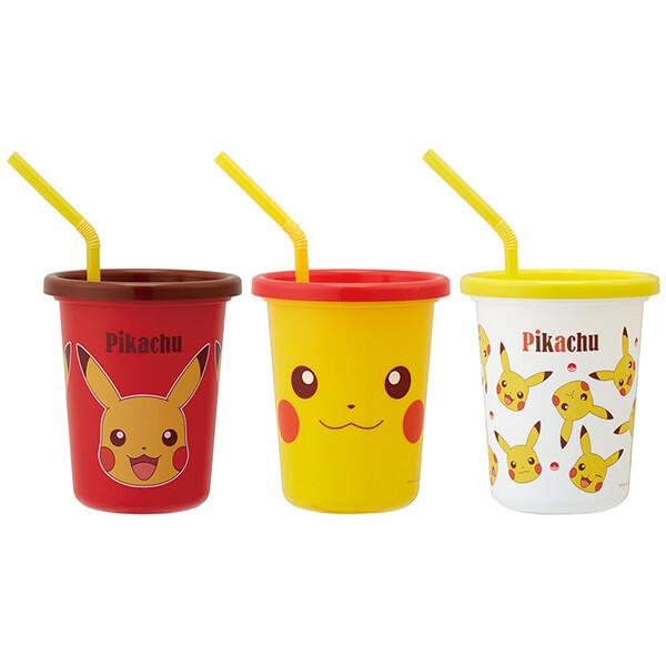 ポケットモンスター ストロー付きタンブラー3ml 3個セット ピカチュウ フェイス Skt 金箔屋本舗gold Shop 通販 Yahoo ショッピング