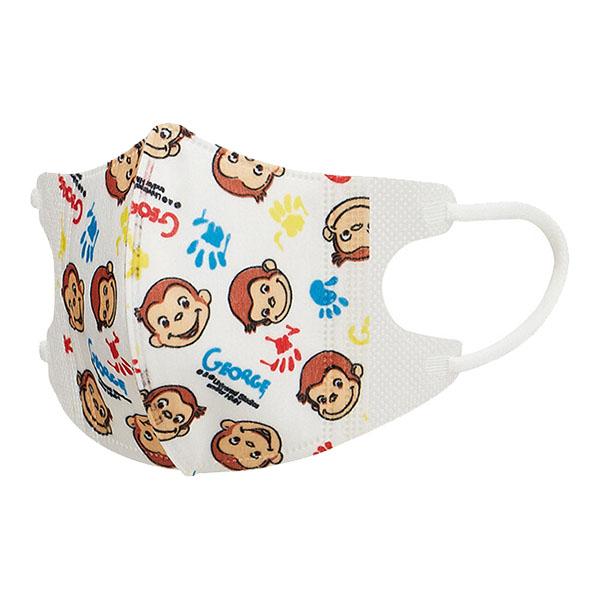 San-X（サンエックス） おさるのジョージ「不織布 子供立体マスク S 7