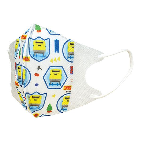 他サイト： プラレール「不織布 子供立体マスク 7枚入」の商品画像