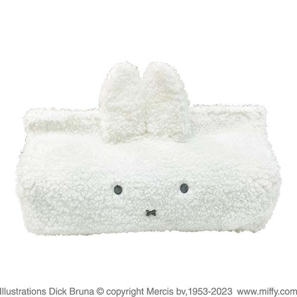 Miffy（ミッフィー） ミッフィー「もこもこティッシュカバー(ホワイト