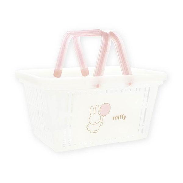 Miffy（ミッフィー） ミッフィー「クリアバスケット(ピンク)」 : 金箔