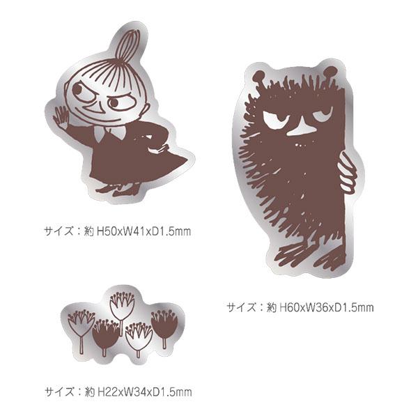 TSF-MO5537983MSムーミン「デコレーションミラー(ミイ＆スティンキー)」お部屋のアクセントに！スマホやノートにも！■パッケージサイズ：約H160×W155mm■重さ：約9.5g■材質：アクリル■原産国：中国※３個１セット・キーワ...