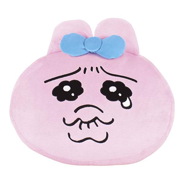 1月販売予定】おぱんちゅうさぎ「もっちりフェイスクッション(なみだ