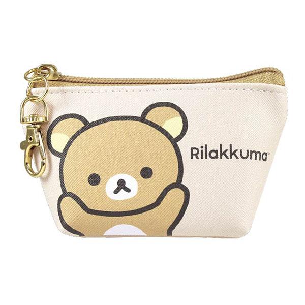 TSF-RK5544460RKSan-X リラックマ「三角ミニポーチ(リラックマ)」リニューアルしたデザインで新登場！■サイズ：約H70×W110×D55mm■材質：合成皮革■重さ：約28g■原産国：中国・キーワードサンエックス ギフト 誕...