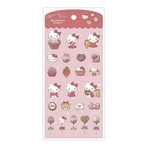 [Release date: June 30, 2026]TSF-SR5543796KTサンリオキャラクターズ「マシュマロステッカーズ(チョコ/ハローキティ)」サンリオキャラクターズの可愛いマシュマロステッカー！■サイズ：約H175×W90...