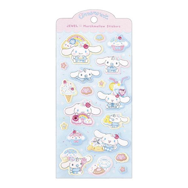 [Release date: February 28, 2026]TSF-SR5562004FCサンリオキャラクターズ「ジュエルマシュマロステッカーズ(ファンシースナック/シナモロール)」大人気サンリオキャラクターズストーン付きのマシュマロ...