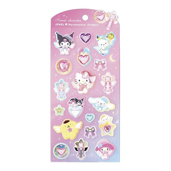 [Release date: February 28, 2026]TSF-SR5562006MJサンリオキャラクターズ「ジュエルマシュマロステッカーズ(マジカルジュエリー)」大人気サンリオキャラクターズストーン付きのマシュマロステッカー！■...