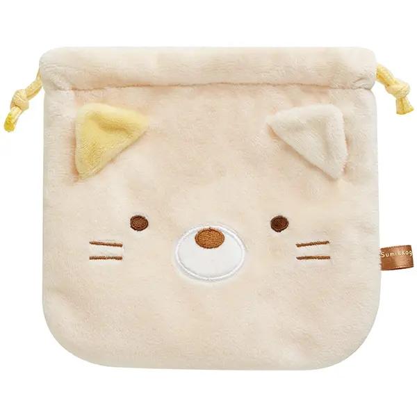 San-X すみっコぐらし「ぬいぐるみ巾着(ねこ)(CA96404)」