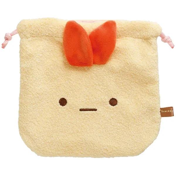 San-X すみっコぐらし「ぬいぐるみ巾着(えびふらいのしっぽ)(CA96406)」