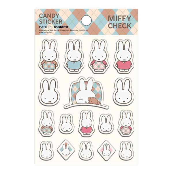 ミッフィー「2026 AUTUMN MIFFY CHECK／キャンディシール」