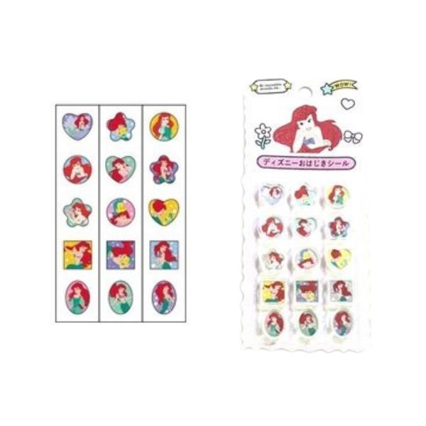 《数量限定》「即納商品」ディズニー「おはじきシール(アリエル)」