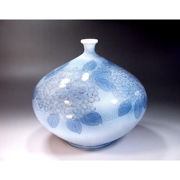 有田焼 金彩和紙染紫陽花絵花瓶 陶芸作家 藤井錦彩 作 Lkjhjuioioopo 有田焼 藤井錦彩窯 通販 Yahoo ショッピング
