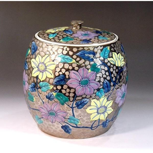 染錦プラチナ彩鉄線花絵水指の魅力と贈り物ガイド