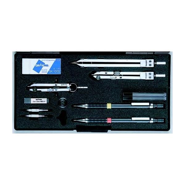 ドラパス 独式製図器セット 7本組 16品 (No.518) : 金盛堂商店 ドラパス 独式製図器セット 7本組 16品 (No.518) : 金盛堂商店