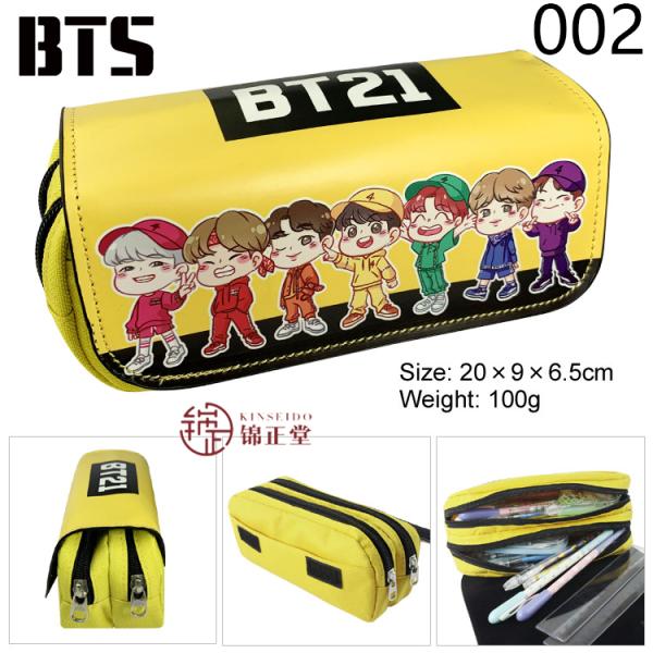 BTS グッズ 文房具 マルチポーチ 筆箱 防弾少年団 文具収納 男女兼用