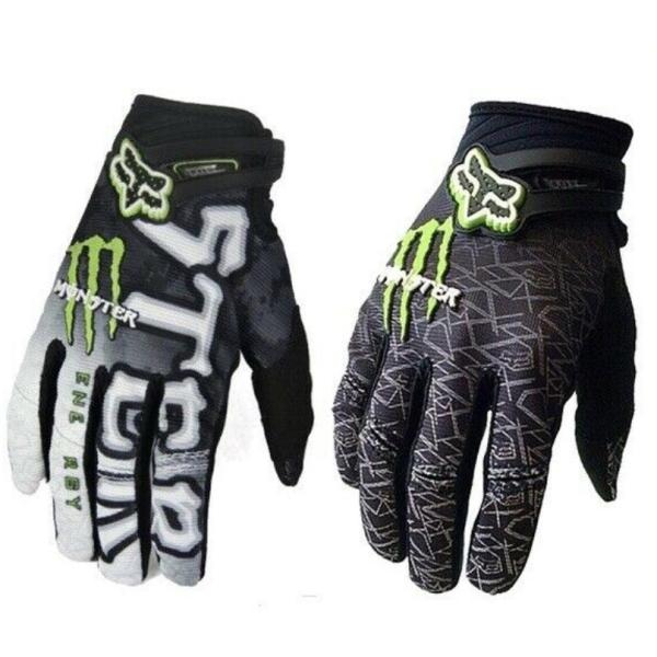 【つかさ着用】　BIO monster 手袋 モンスター エナジー バイクグローブ ハーフグローブ 手袋