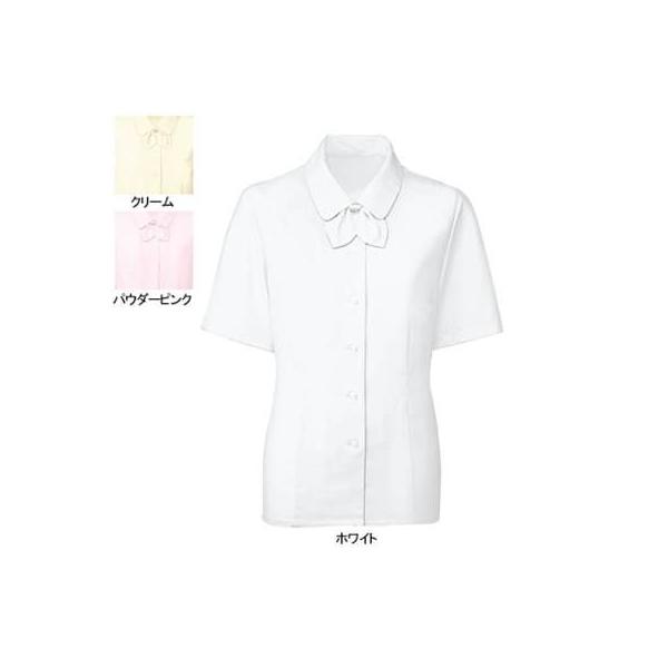 ヌーヴォ FB7088 ブラウス/リボン付（半袖） 21号〜23号 オフィスウェア 事務服 制服 ヌーヴォ FB7088 ブラウス/リボン付（半袖） 21号-23号 オフィスウェア