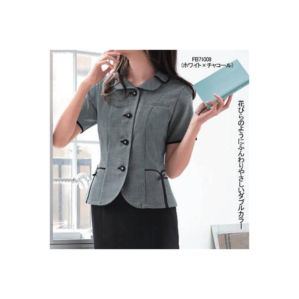ヌーヴォ FB71009 オーバーブラウス 5号-19号 オフィスウェア 事務服