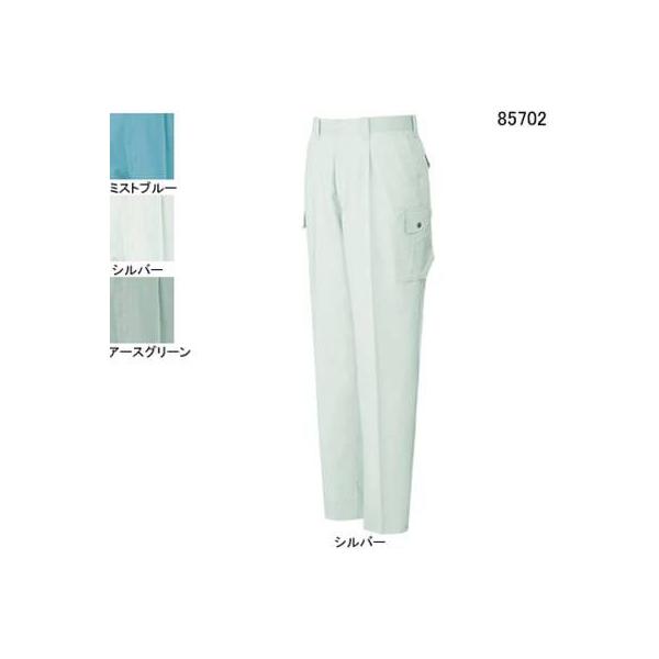 自重堂 85702 エコ5バリューワンタックカーゴパンツ エコ交織サマーツイル（ポリエステル80％・綿20％） ストレッチ 帯電防止JIS T8118適合商品 タフ素材（パワーテックスプラス）