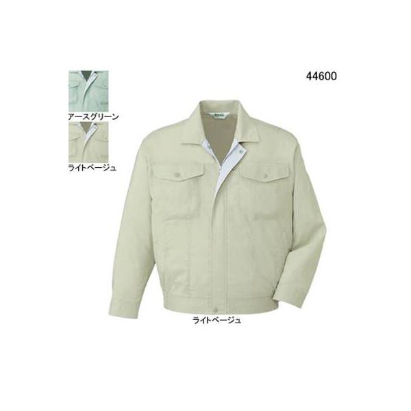 自重堂 44600 エコストレッチ長袖ブルゾン ユニエコロパルパートロ（ポリエステル60％・綿40％） ストレッチ 帯電防止素材使用