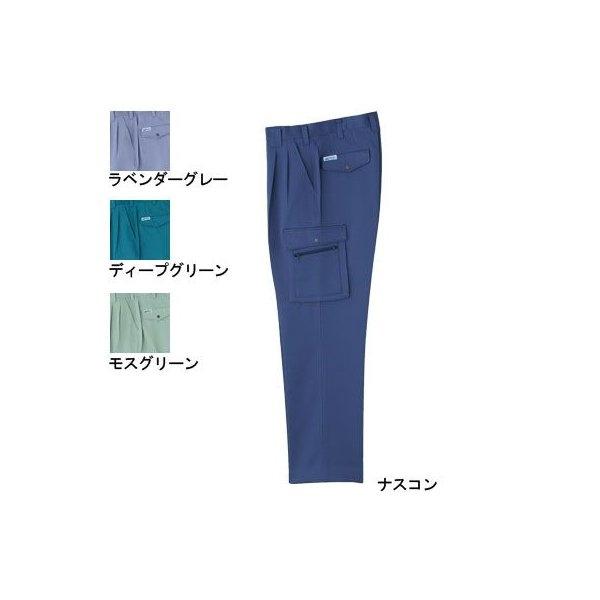 桑和 4778 ツータックカーゴパンツ ポリエステル90％・綿10％ ストレッチレベル1（伸縮率15％未満） 制電性素材 タフ素材 ソフト加工 イージーケア