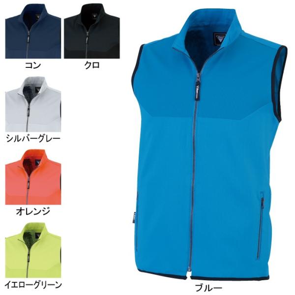 ジーベック 1817 ベスト ストレッチトロピカル／ストレッチピケ ポリエステル100％