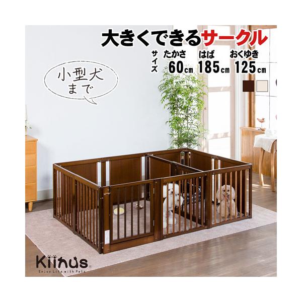 Kiinus（キーヌス） [サークルルームF60XLp] 小型犬用 ペットサークル