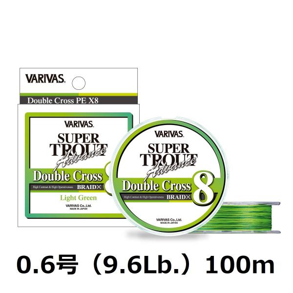 スーパートラウト アドバンスダブルクロスPE X8 ライトグリーン往年の渓流トラウト用PEラインの決定版。「飛距離」「強度」「感度」に優れるPE素材と「高比重」「コシの強さ」を持つエステル素材、この2つの素材を丹念に撚り合わせたものが、ダブ...