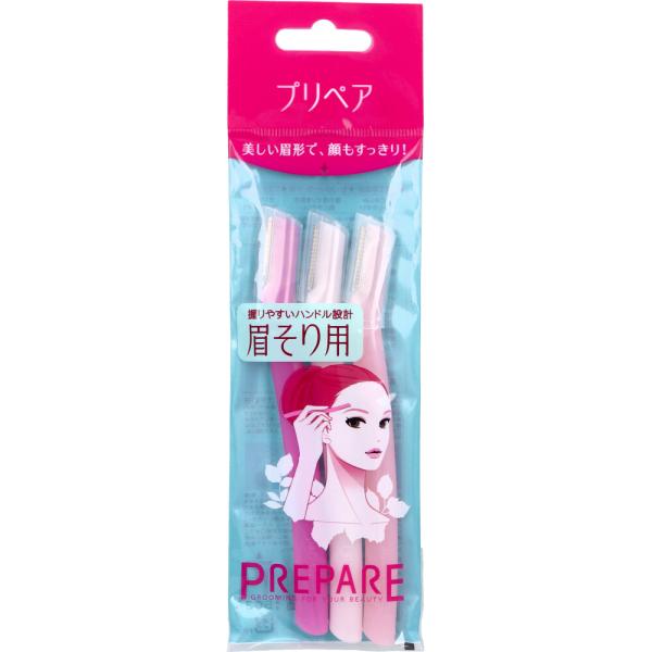握りやすいハンドル設計。美しい眉形で顔もすっきり！眉まわりの細かい部分に、コンパクトな刃と手にフィットする「しずく型」断面のハンドル。●人間工学設計：手になじみ動かしやすい。※(社)人同生活工学センターの開発協力のもと、徴底したカミソリの持...