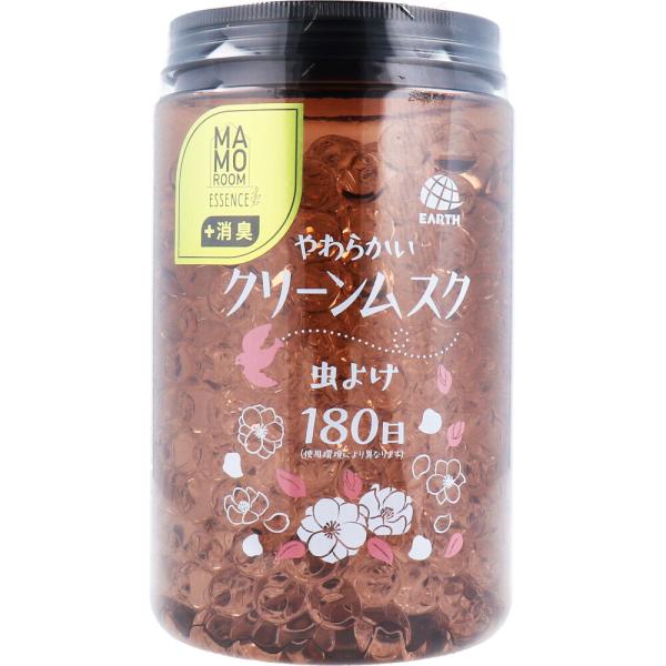 天然由来香料で虫よせつけない！パールタイプ。やわらかいクリーンムスクの香りです。天然由来の消臭成分配合で、大容量500g。インテリアに馴染むシンプルなデザイン。●化学合成殺虫成分は不使用●しっかり虫よけ＆消臭※本品は蚊を対象とした商品ではあ...