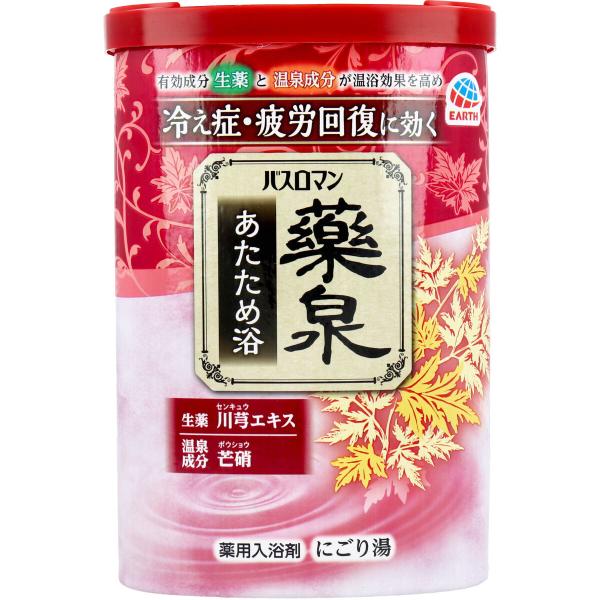 バスロマン 薬泉 あたため浴 薬用入浴剤 にごり湯 600g : 金太郎SHOP
