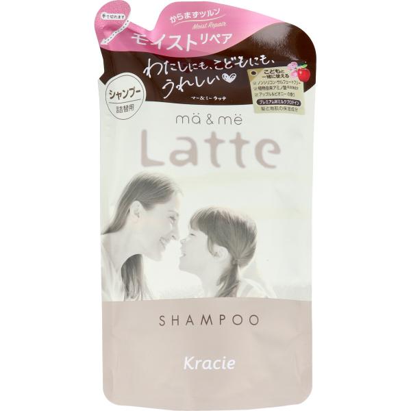 ma＆me Latte マーアンドミーラッテ シャンプー 詰め替え 360mL : 金