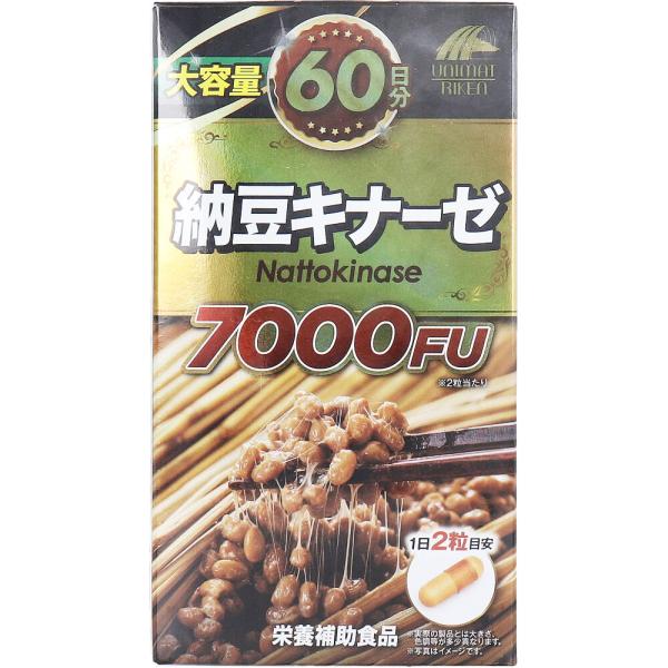 納豆キナーゼ３６０日分 ユニマットリケン ※大容量60日分 納豆キナーゼ7000FU 120粒入 : 金太郎
