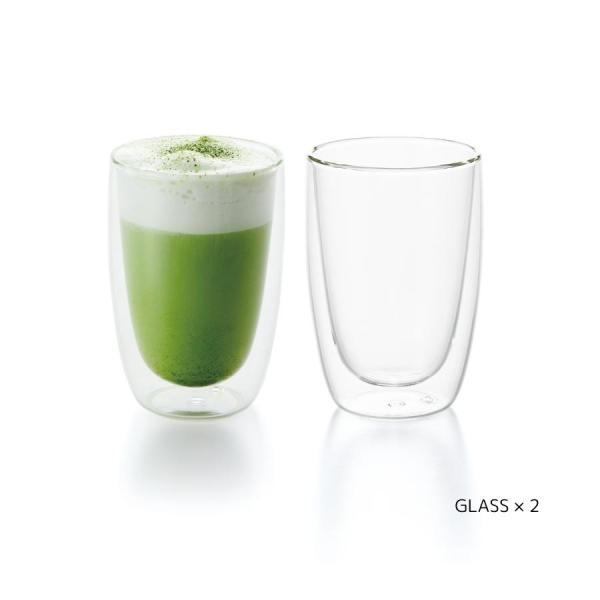 AQUA ダブルウォール グラス ペアセット 2個セット 230ml ギフトセット 結婚祝い プレゼント 孫