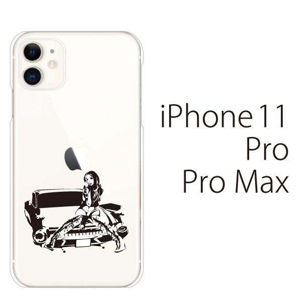 スマホケース Iphone11 Pro スマホカバー 携帯ケース アイフォン11 Pro Tpu素材 カバー アップルマーク アメ車ガール クリア スマホケース手帳型のケータイ屋24 通販 Paypayモール